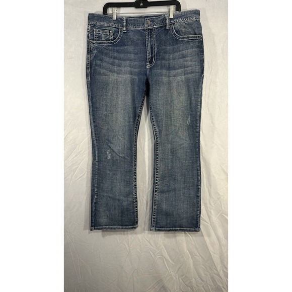 tk axel vintage boot cut Jeans Men's True 38x30 Medium Wash Jeans - Picture 1 of 10